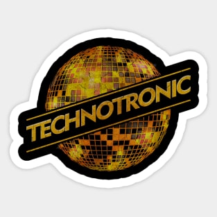 TECHNOTRONIC - VINTAGE DANCE MUSIC Sticker